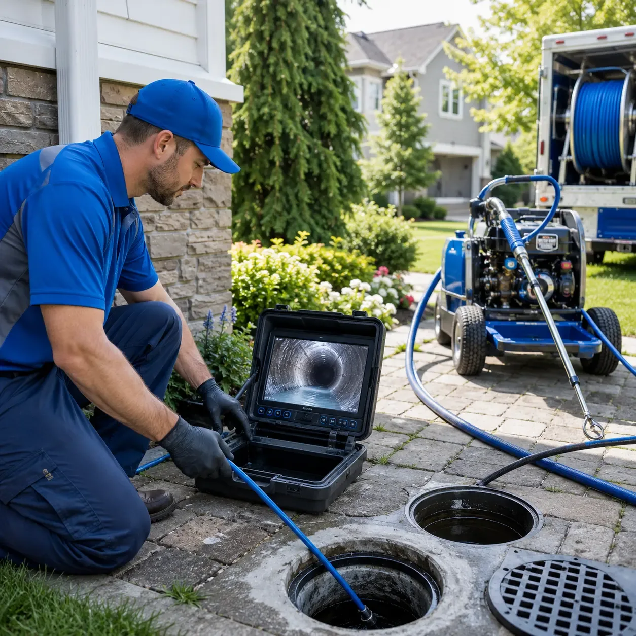 Outdoor drain cleaning professionals serving Wheeling, IL